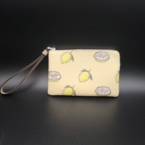Coach Wristlet  Quarter Zip with Lemons